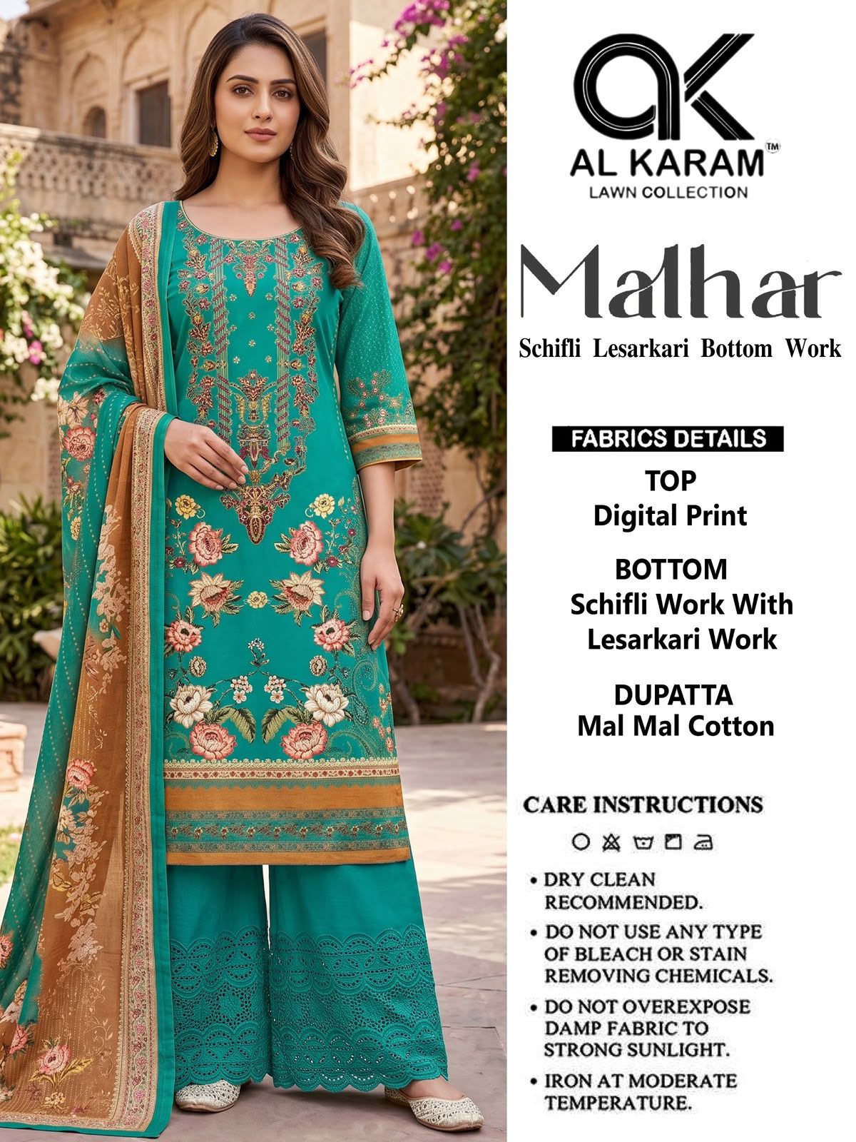 Malhar Al Karam Cotton Karachi Salwar Suits Exporter