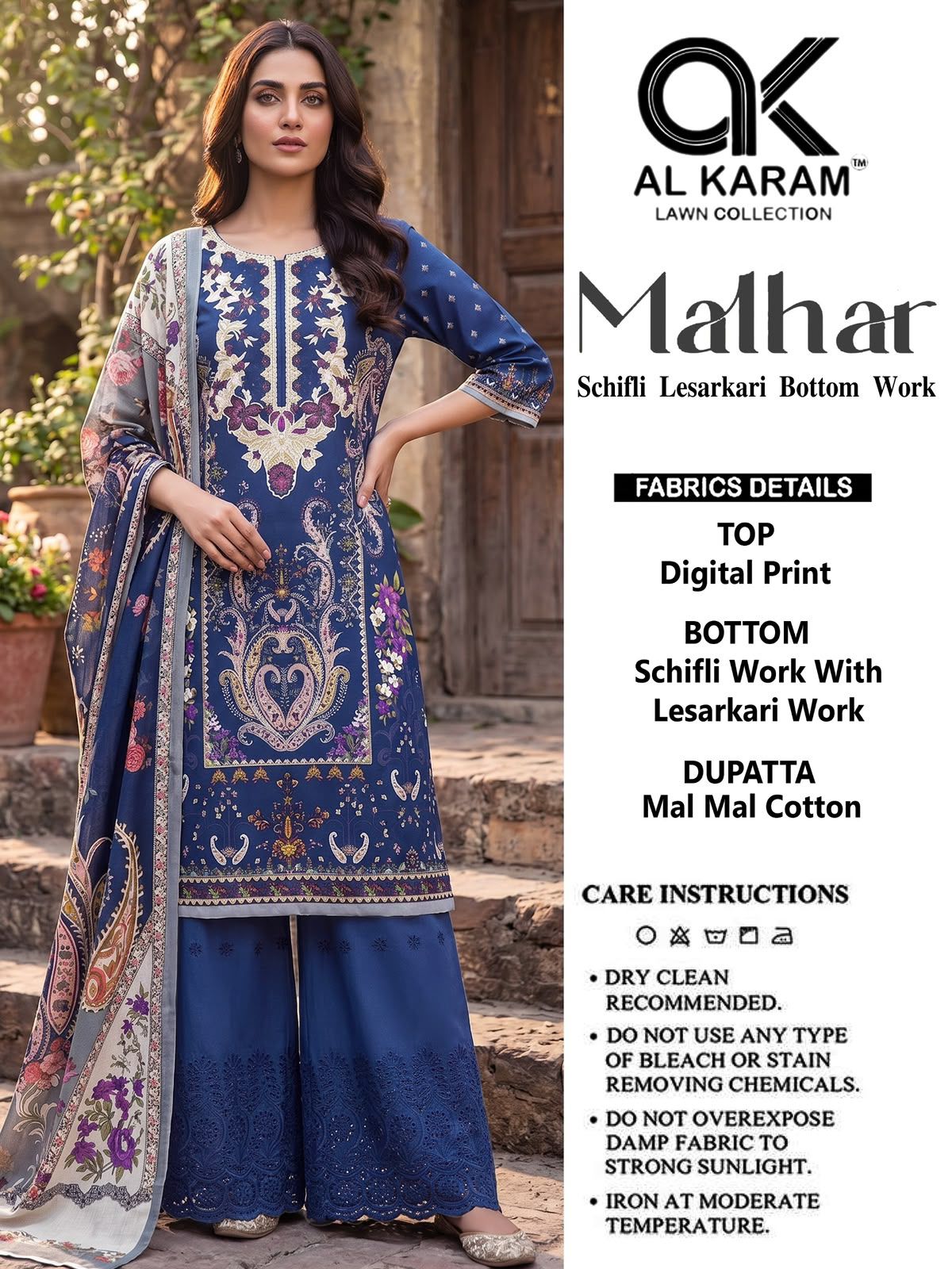 Malhar Al Karam Cotton Karachi Salwar Suits Exporter