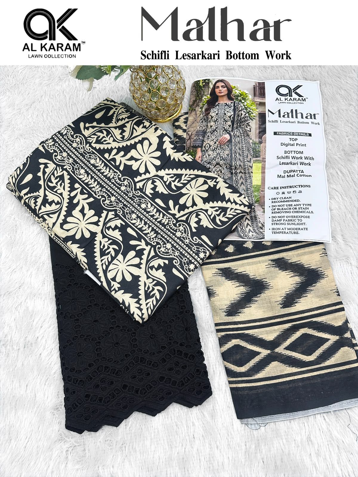 Malhar Al Karam Cotton Karachi Salwar Suits Exporter
