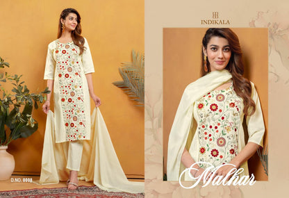 Malhar Indikala Kushal Vatican Readymade Pant Style Suits Exporter India