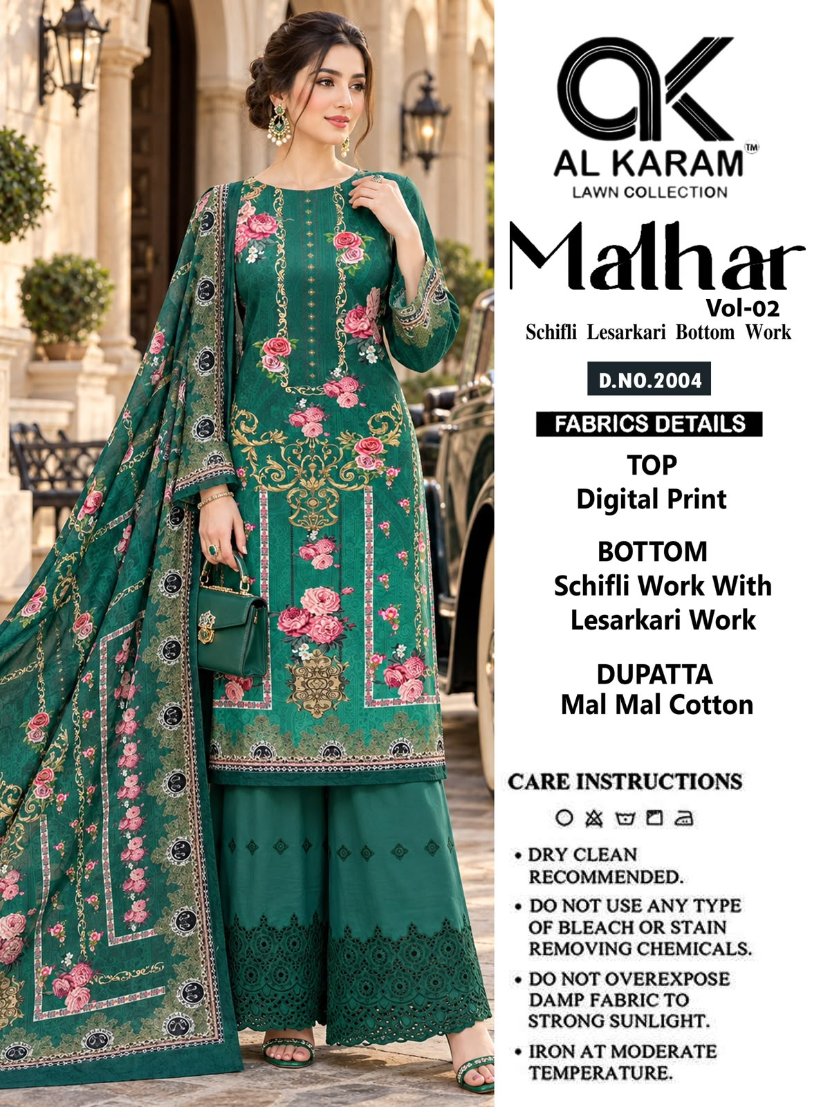 Malhar Vol 2 Al Karam Cotton Karachi Salwar Suits Wholesaler