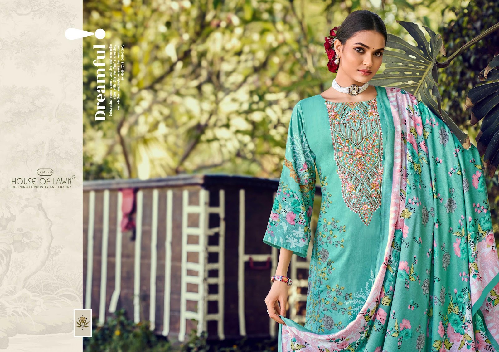 Malhar Vol 2 House Of Lawn Cotton Karachi Salwar Suits Supplier