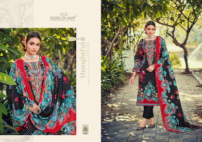 Malhar Vol 2 House Of Lawn Cotton Karachi Salwar Suits Supplier