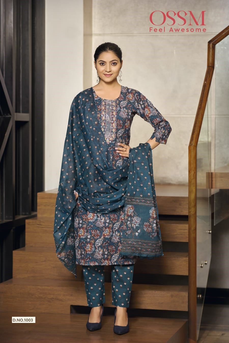 Malhar Vol 4 Ossm Cotton Readymade Suits Exporter Gujarat