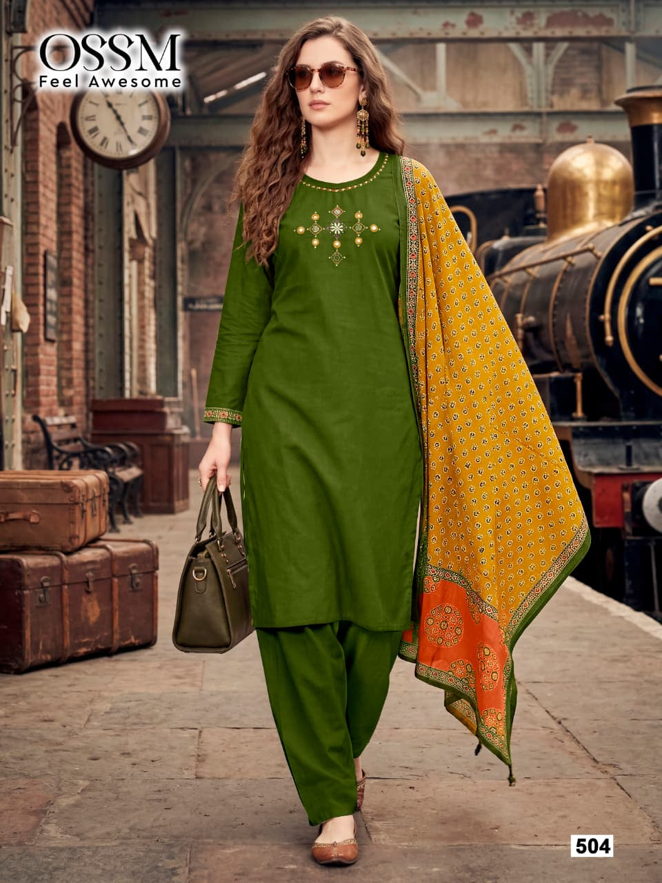 Malhar Vol 5 Ossm Cotton Readymade Pant Style Suits Wholesale Price