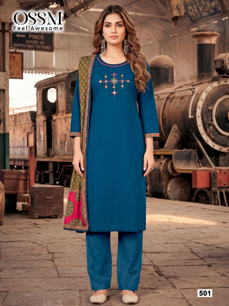 Malhar Vol 5 Ossm Cotton Readymade Pant Style Suits Wholesale Price
