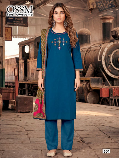 Malhar Vol 5 Ossm Cotton Readymade Pant Style Suits Wholesale Price