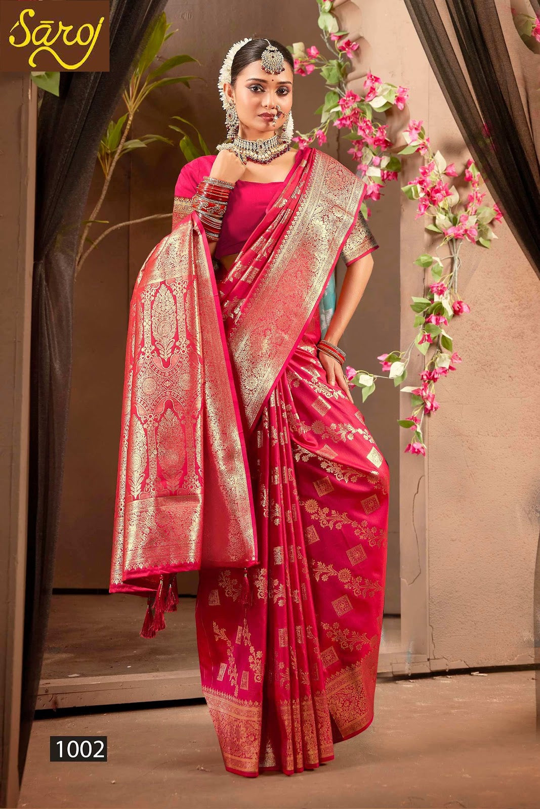 Malhari Silk Vol 2 Saroj Sarees Manufacturer Ahmedabad