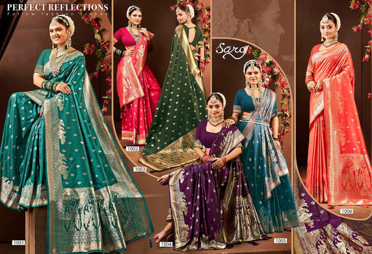 Malhari Silk Vol 3 Saroj Sarees Supplier Ahmedabad