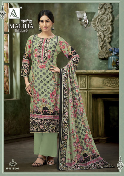 Maliha Edition 3 Alok Premium Viscose Karachi Salwar Suits Manufacturer Gujarat
