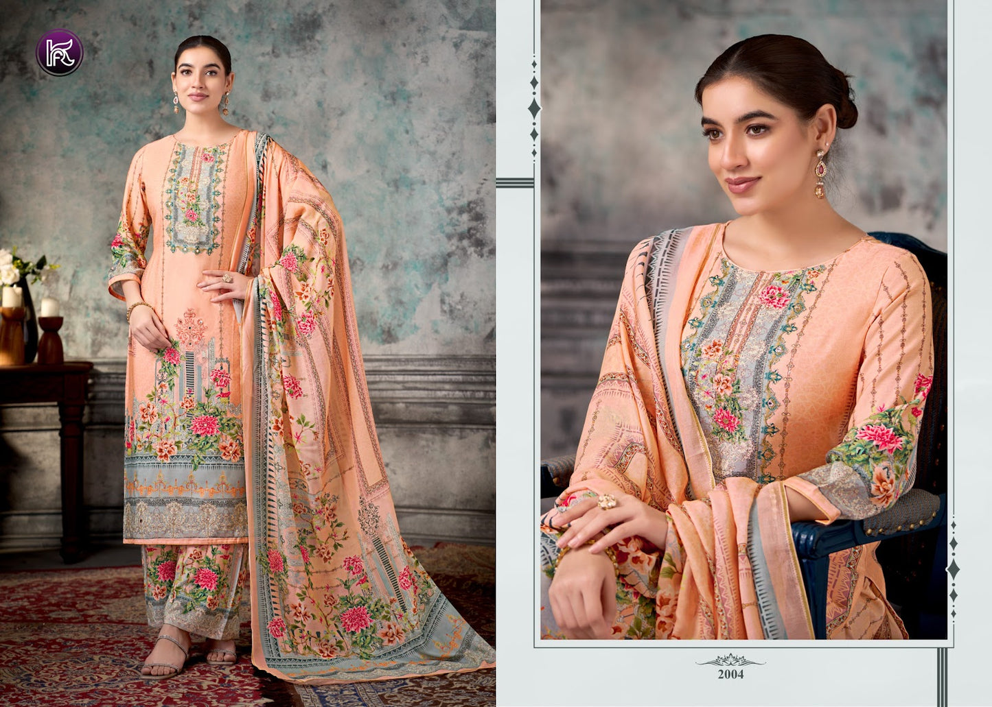 Malika Edition 2 Kala Fashion Pure Muslin Plazzo Style Suits Manufacturer