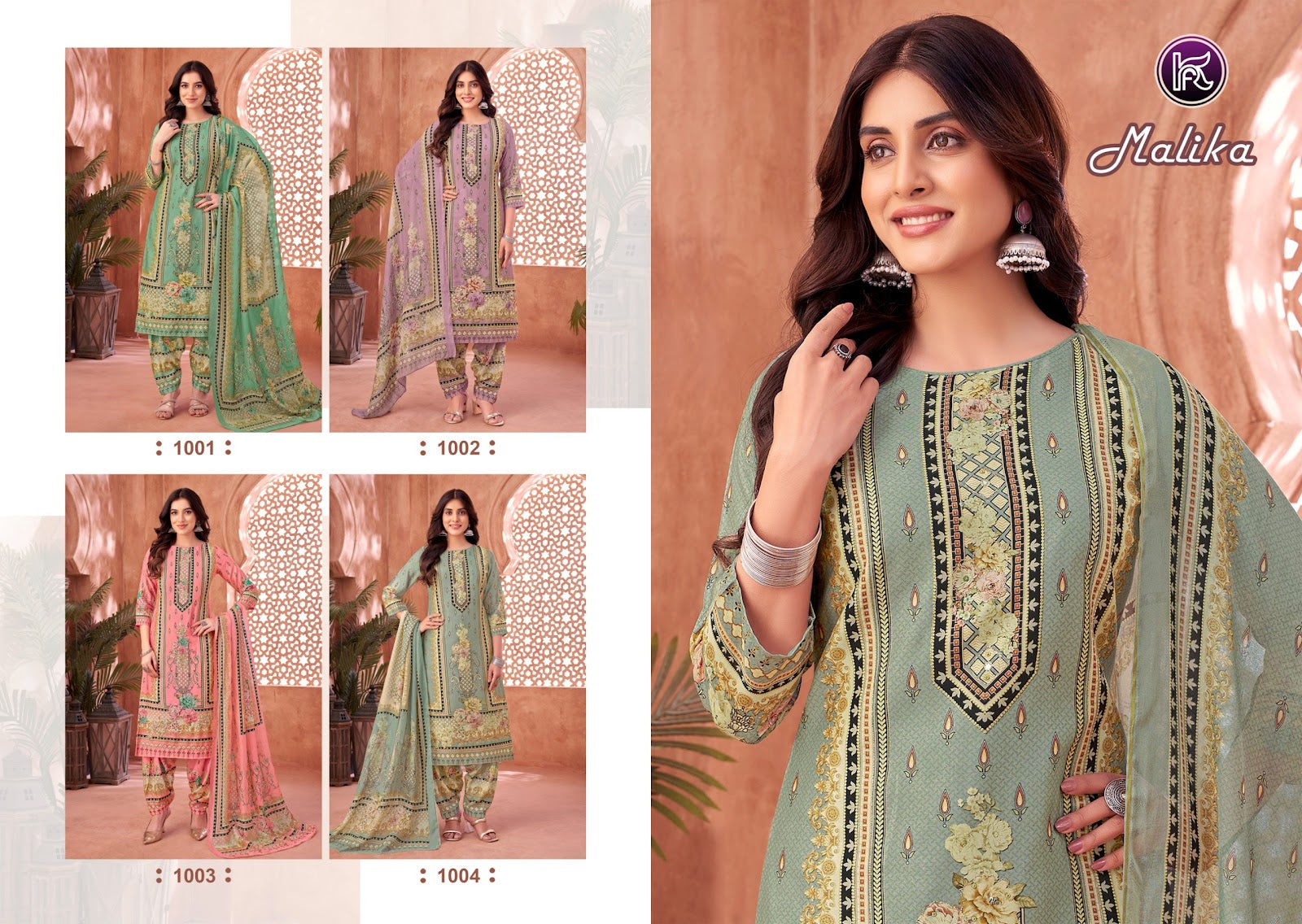 Malika Kala Fashion Muslin Pant Style Suits Supplier