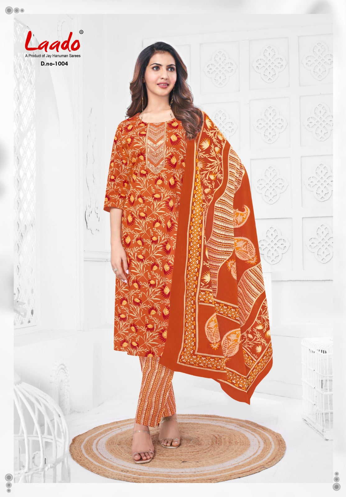 Malika Vol 1 Laado Readymade Cotton Pant Suits Manufacturer Ahmedabad