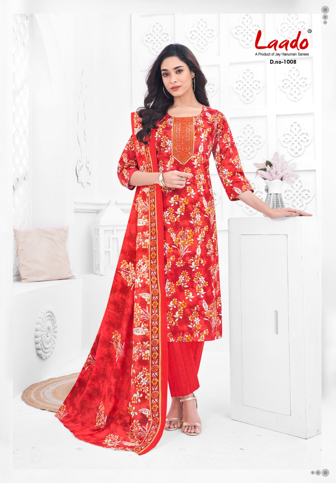 Malika Vol 1 Laado Readymade Cotton Pant Suits Manufacturer Ahmedabad