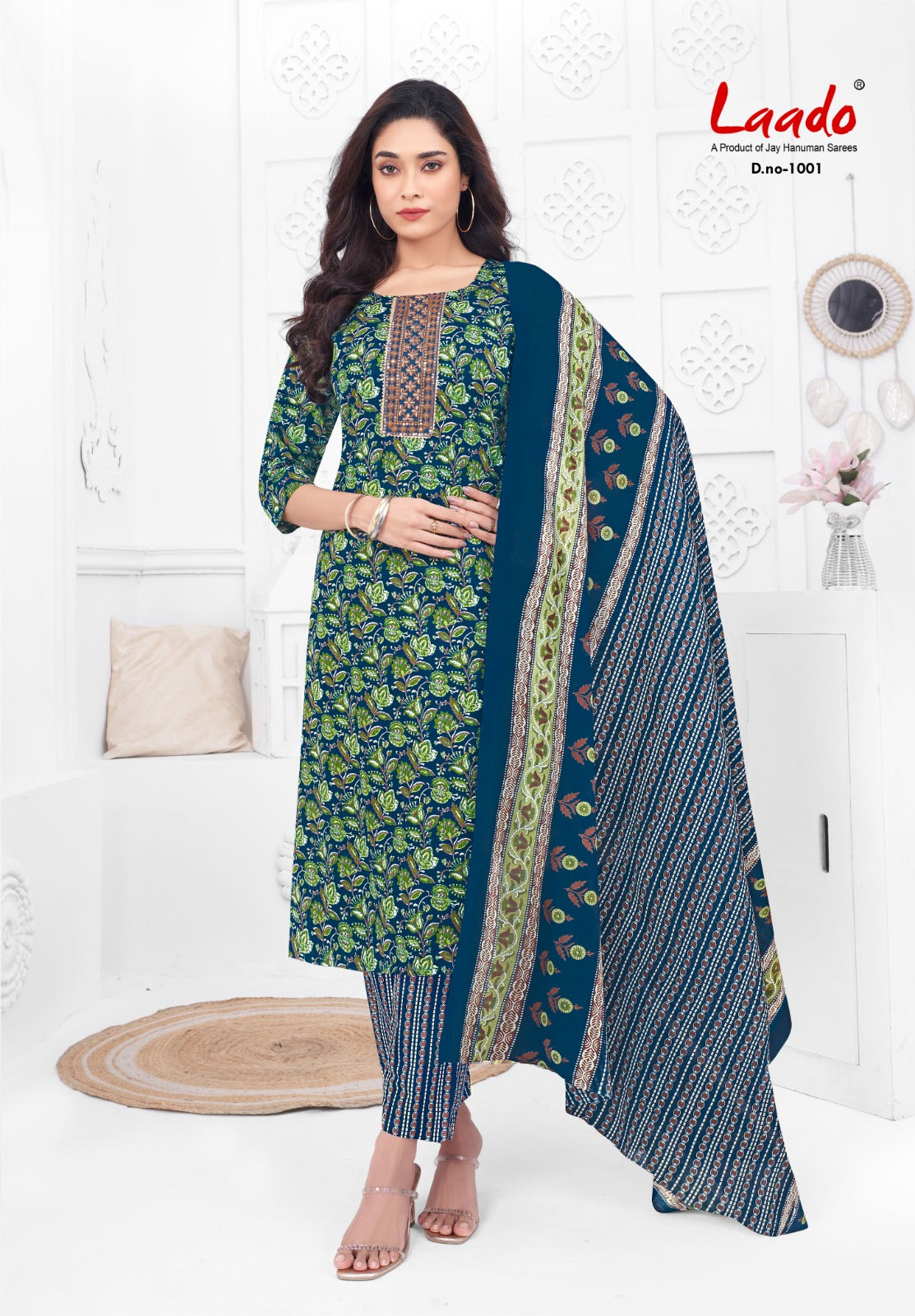 Malika Vol 1 Laado Readymade Cotton Pant Suits Manufacturer Ahmedabad