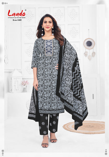 Malika Vol 1 Laado Readymade Cotton Pant Suits Manufacturer Ahmedabad