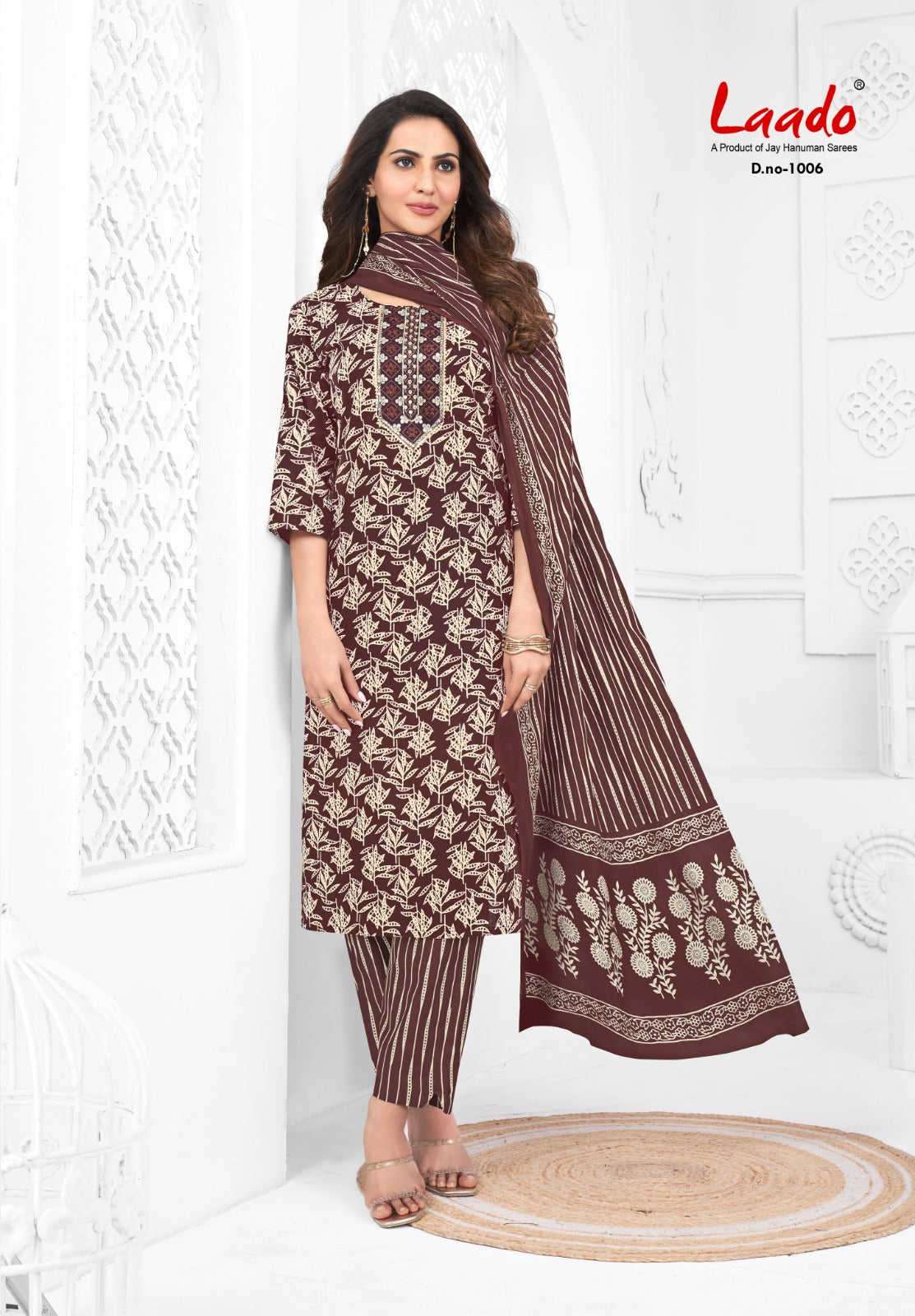 Malika Vol 1 Laado Readymade Cotton Pant Suits Manufacturer Ahmedabad