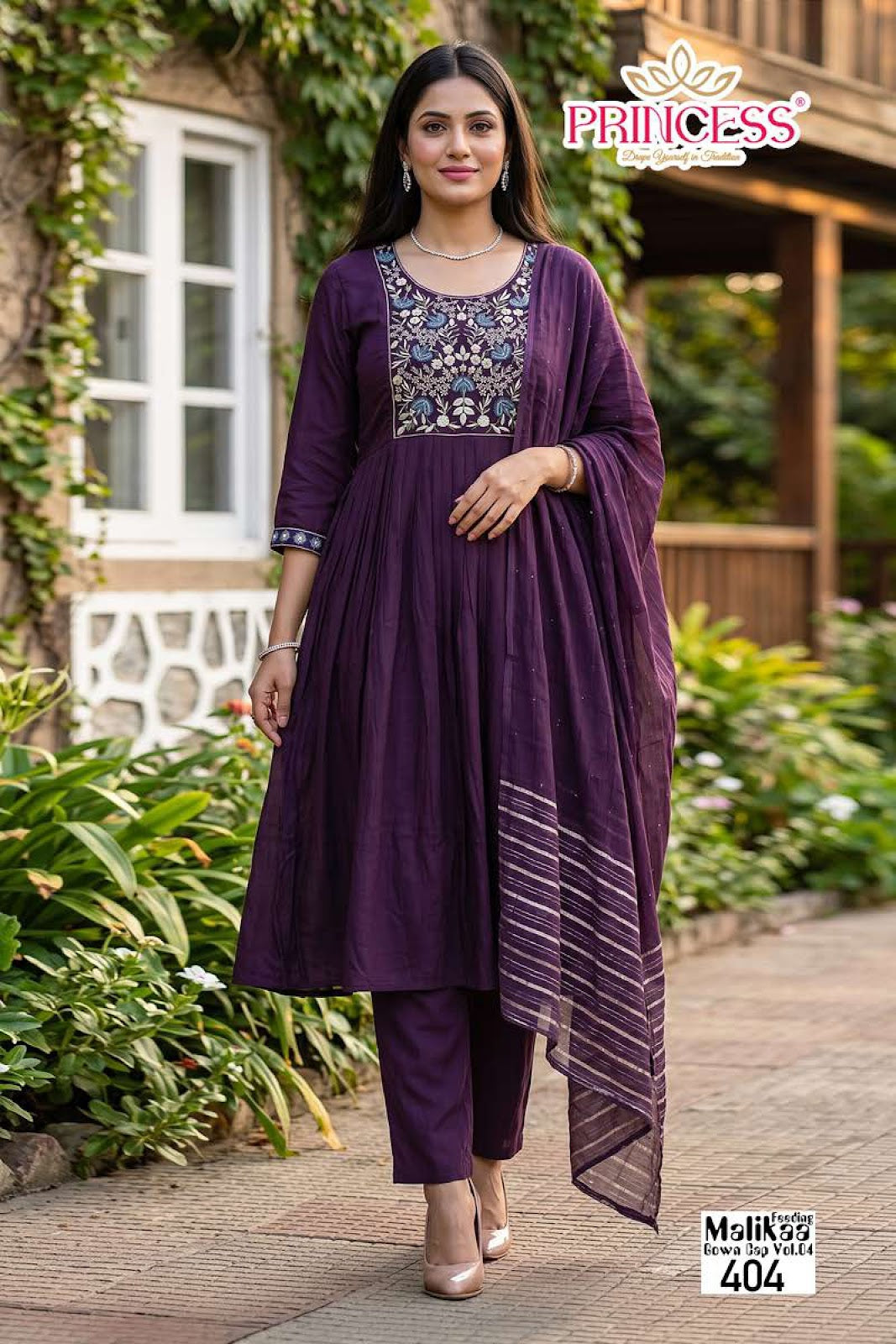 Malikaa Vol 4 Princess Creation Roman Feeding Readymade Suit Wholesaler