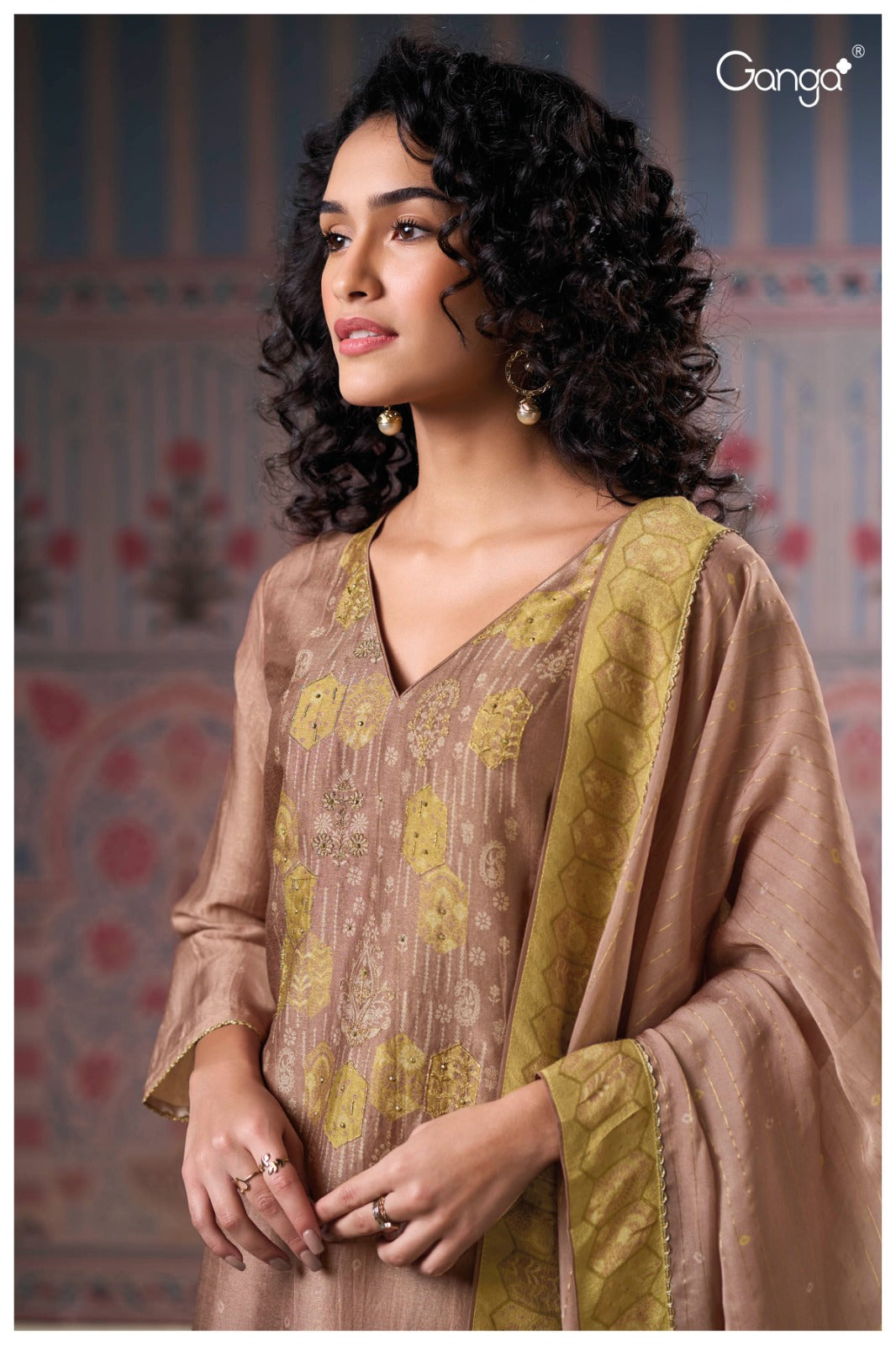 Malina 3159 Ganga Premium Bemberg Plazzo Style Suits Exporter Gujarat