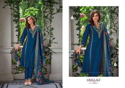 Malkana Lily Lali Viscose Silk Readymade Pant Style Suits Exporter