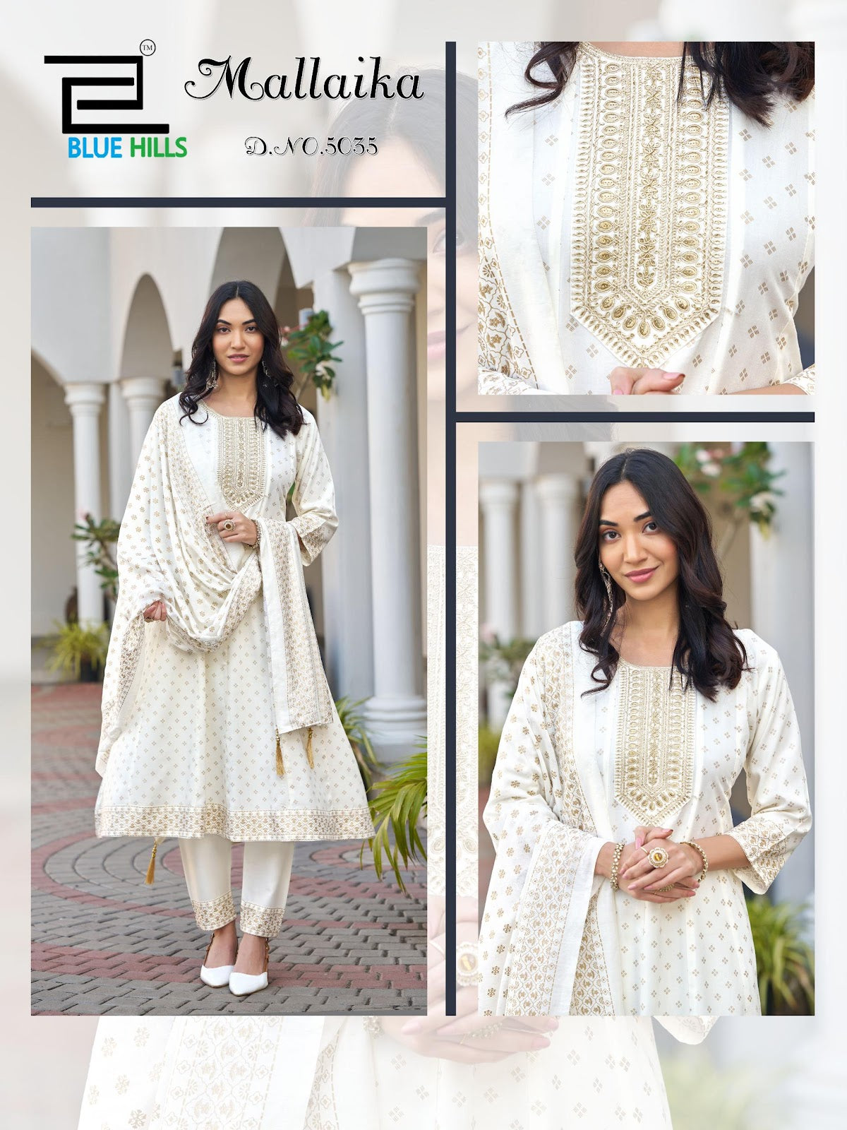 Mallaika Blue Hills Rayon 14Kg Readymade Anarkali Suits Manufacturer