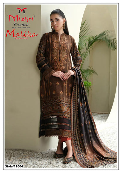 Mallika Vol 11 Mishri Cotton Karachi Salwar Suits Supplier Ahmedabad
