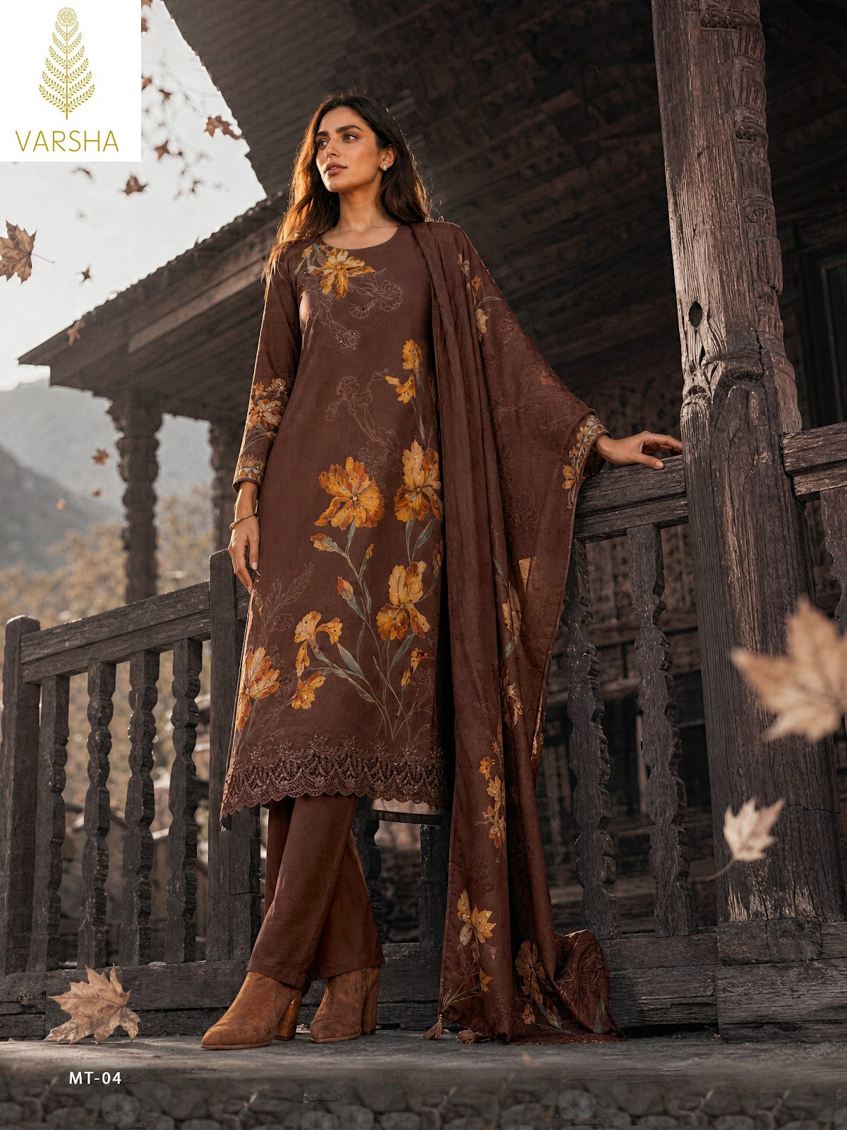 Malta Varshaa Viscose Muslin Pant Style Suits Exporter Ahmedabad