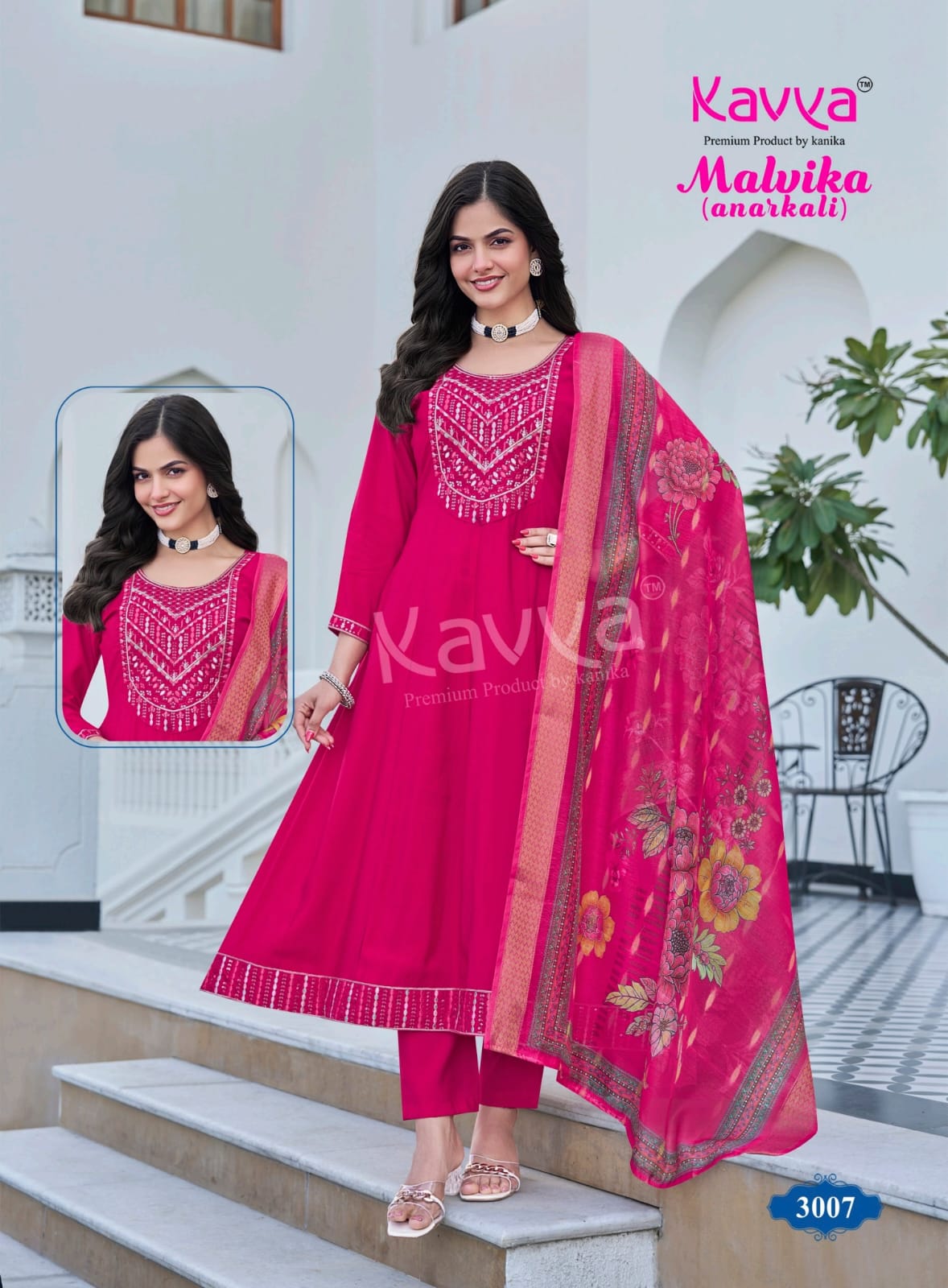 Malvika Vol 3 Kavya Roman Silk Readymade Anarkali Suits Supplier India