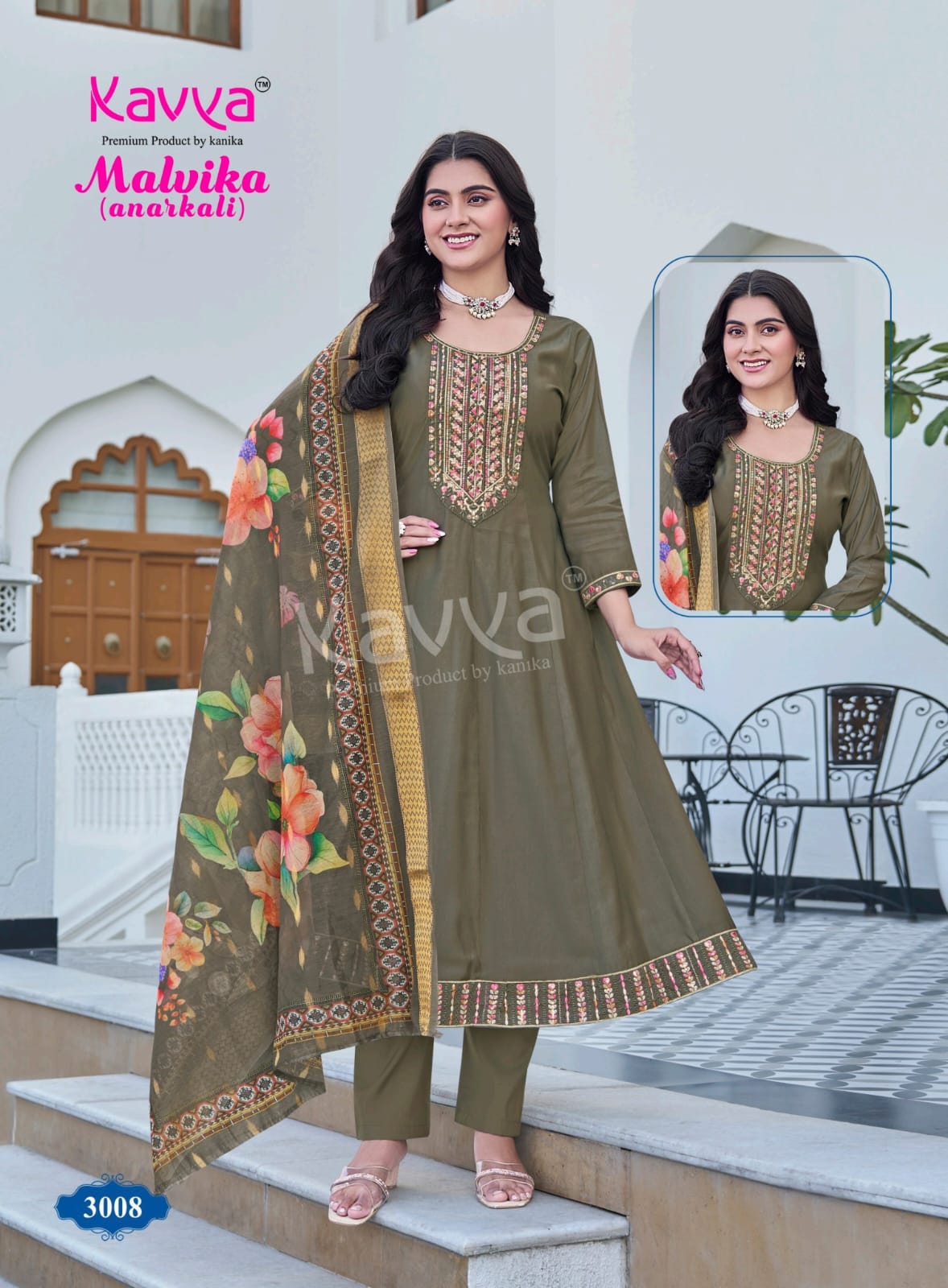 Malvika Vol 3 Kavya Roman Silk Readymade Anarkali Suits Supplier India