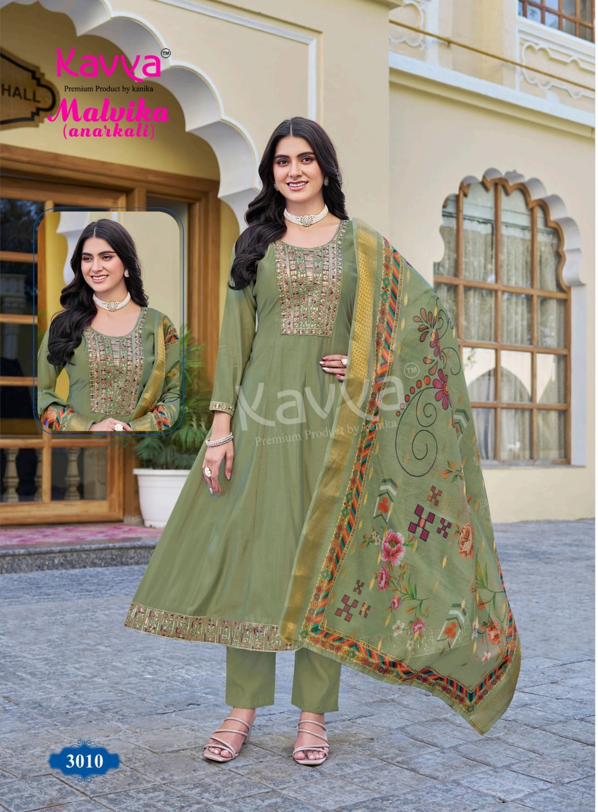 Malvika Vol 3 Kavya Roman Silk Readymade Anarkali Suits Supplier India