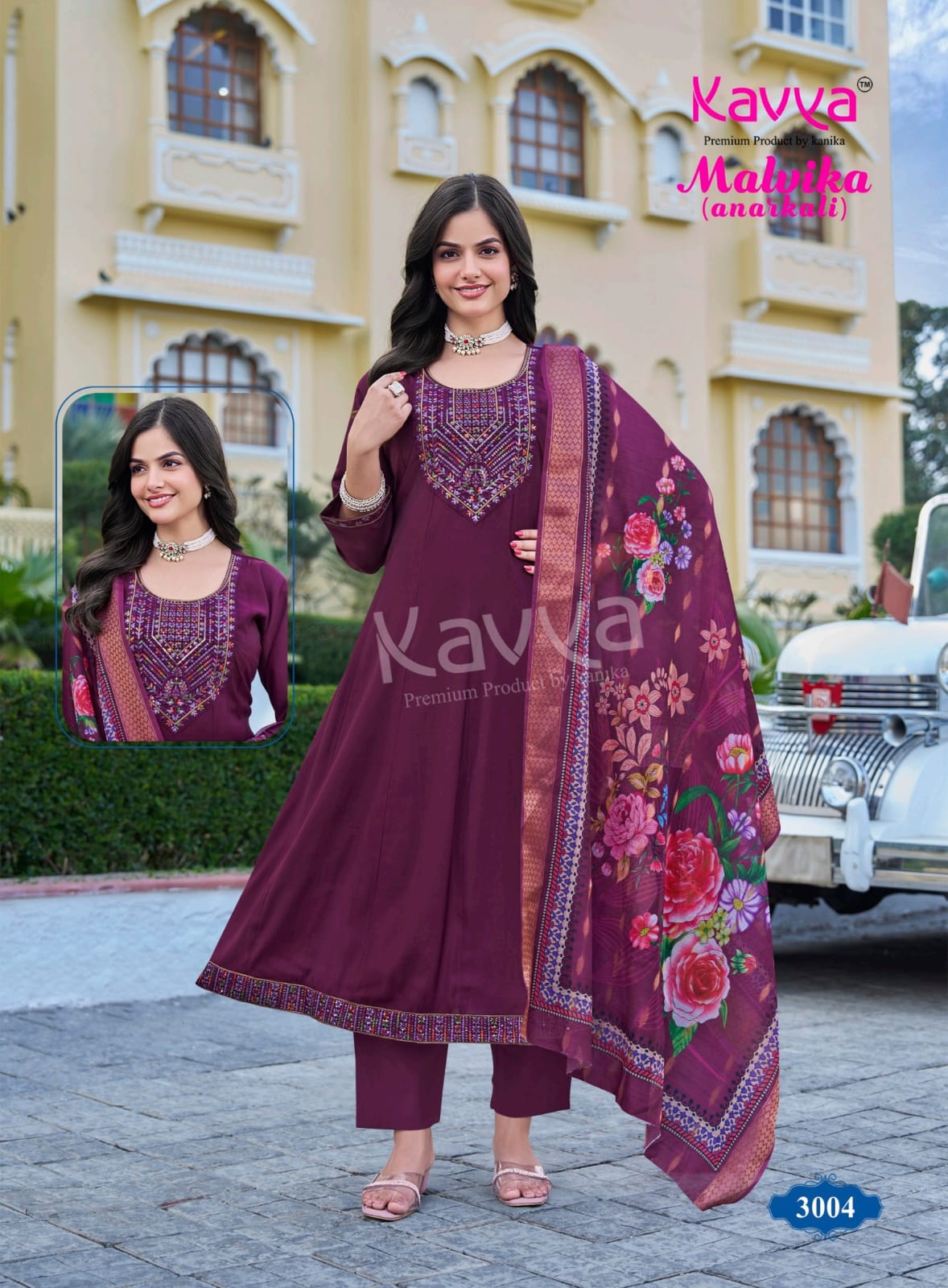 Malvika Vol 3 Kavya Roman Silk Readymade Anarkali Suits Supplier India