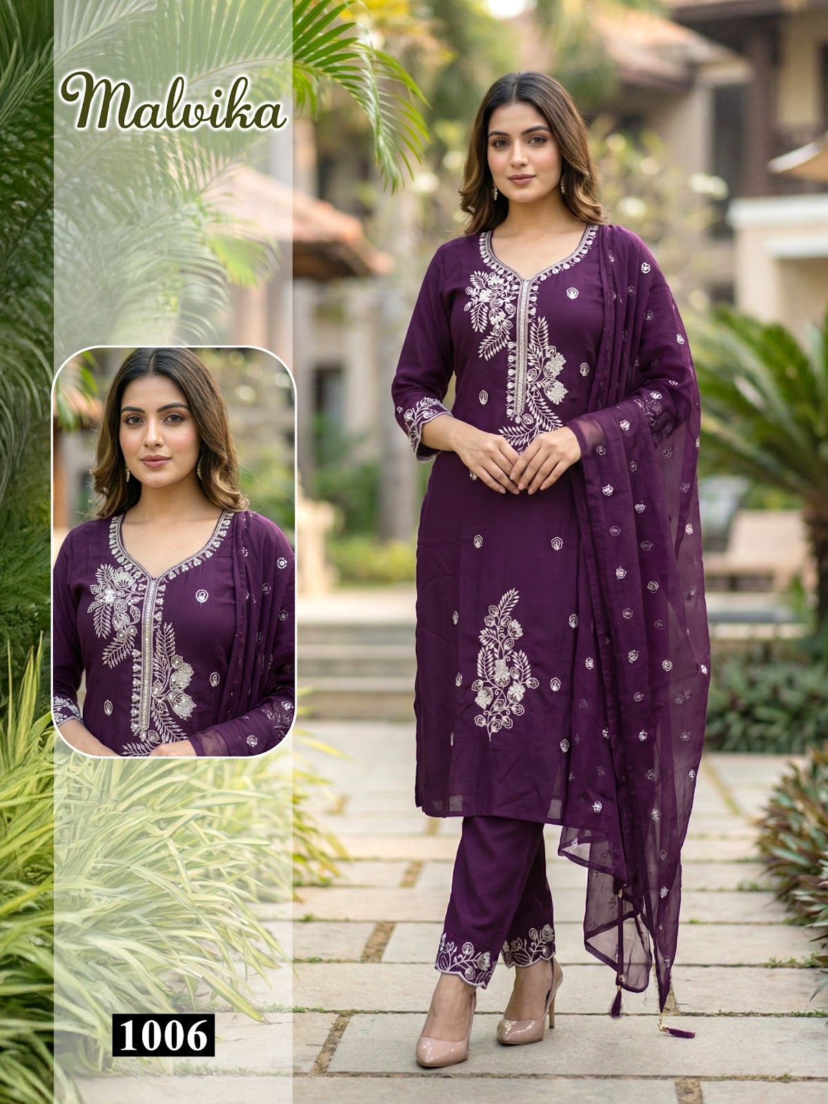 Malvika Vol 3 Ramdev Creation Roman Silk Readymade Pant Style Suits Manufacturer India