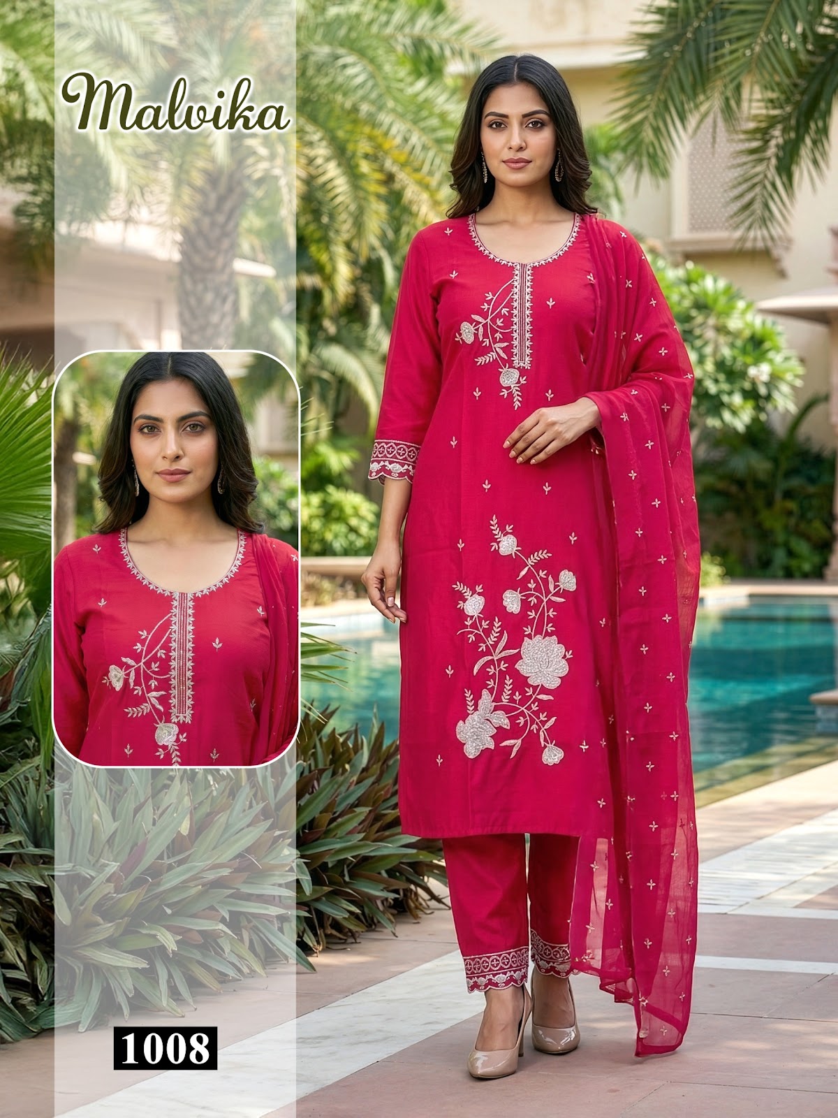Malvika Vol 3 Ramdev Creation Roman Silk Readymade Pant Style Suits Manufacturer India