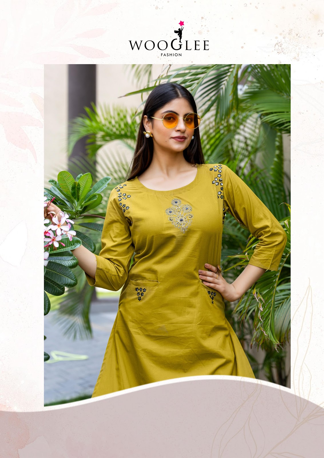 Malvika Wooglee Cotton Kurti Pant Set Supplier Ahmedabad