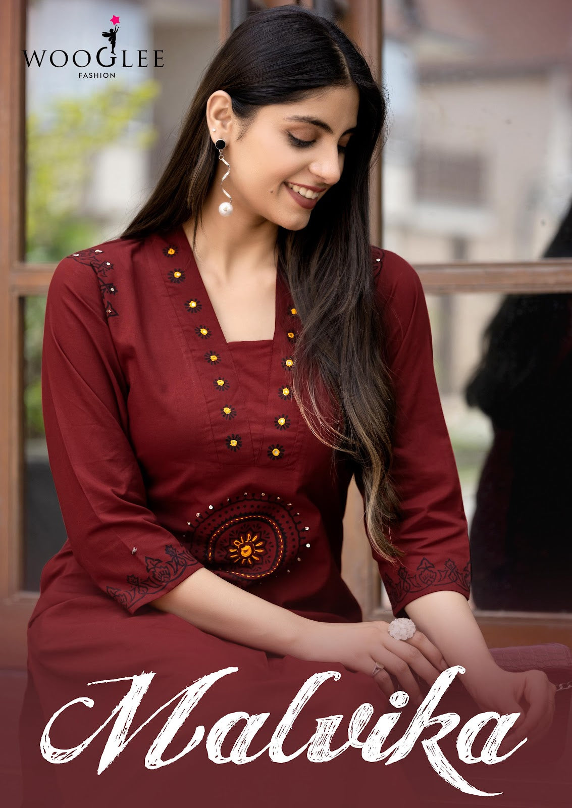 Malvika Wooglee Cotton Kurti Pant Set Supplier Ahmedabad