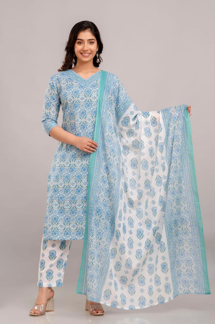 Mamta 0405 Amba Pure Cotton Readymade Pant Style Suits Wholesaler Gujarat