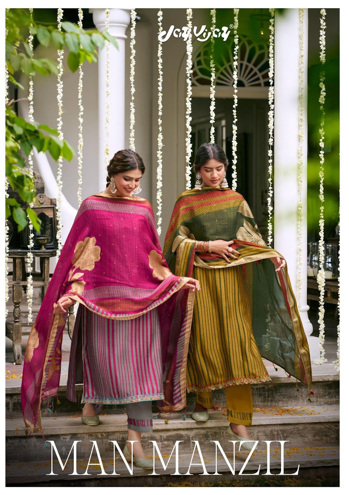 Man Manzil Jay Vijay Pant Style Suits Exporter India
