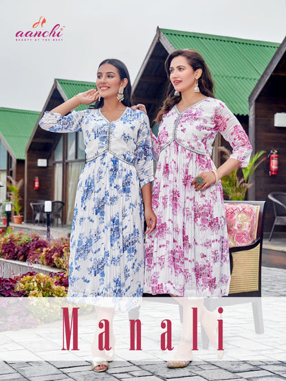 Manali Aanchi Georgette One Piece Exporter India