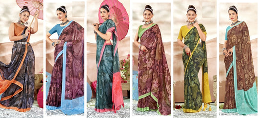 Manasvi Vol 8 Vallabhi Prints Georgette Sarees Supplier Gujarat