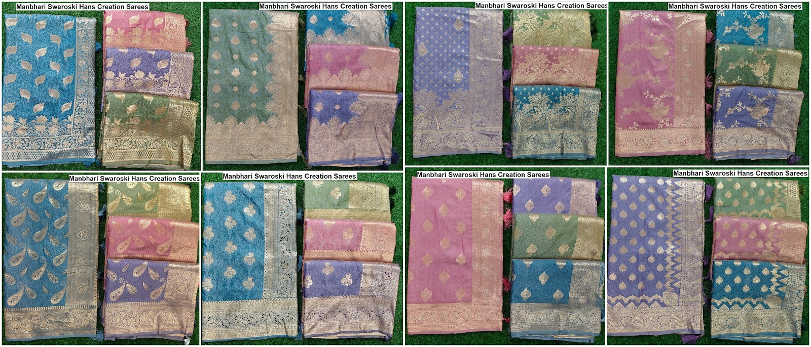 Manbhari Swaroski Hans Creation Sarees Supplier