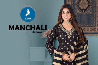 Manchali Kaya Readymade Pant Style Suits Exporter India