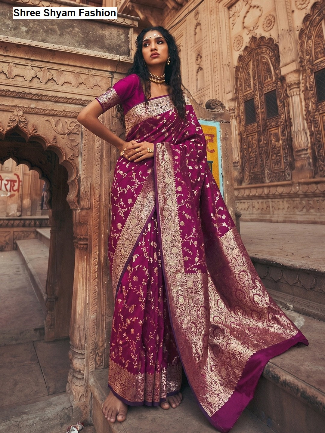 Mandakini Shree Shyam Fashion Art Silk Sarees Exporter
