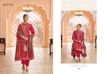 Mandakini Vol 15 Shree Shalika Fashion Dola Jacquard Pant Style Suits Manufacturer