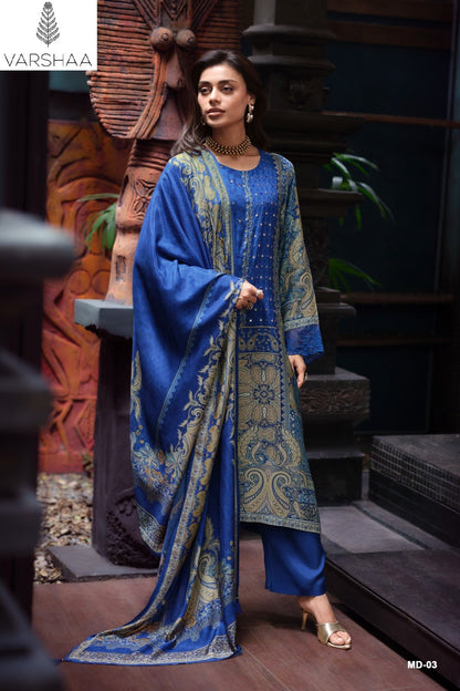 Mandara Varshaa Viscose Muslin Pant Style Suits Wholesale