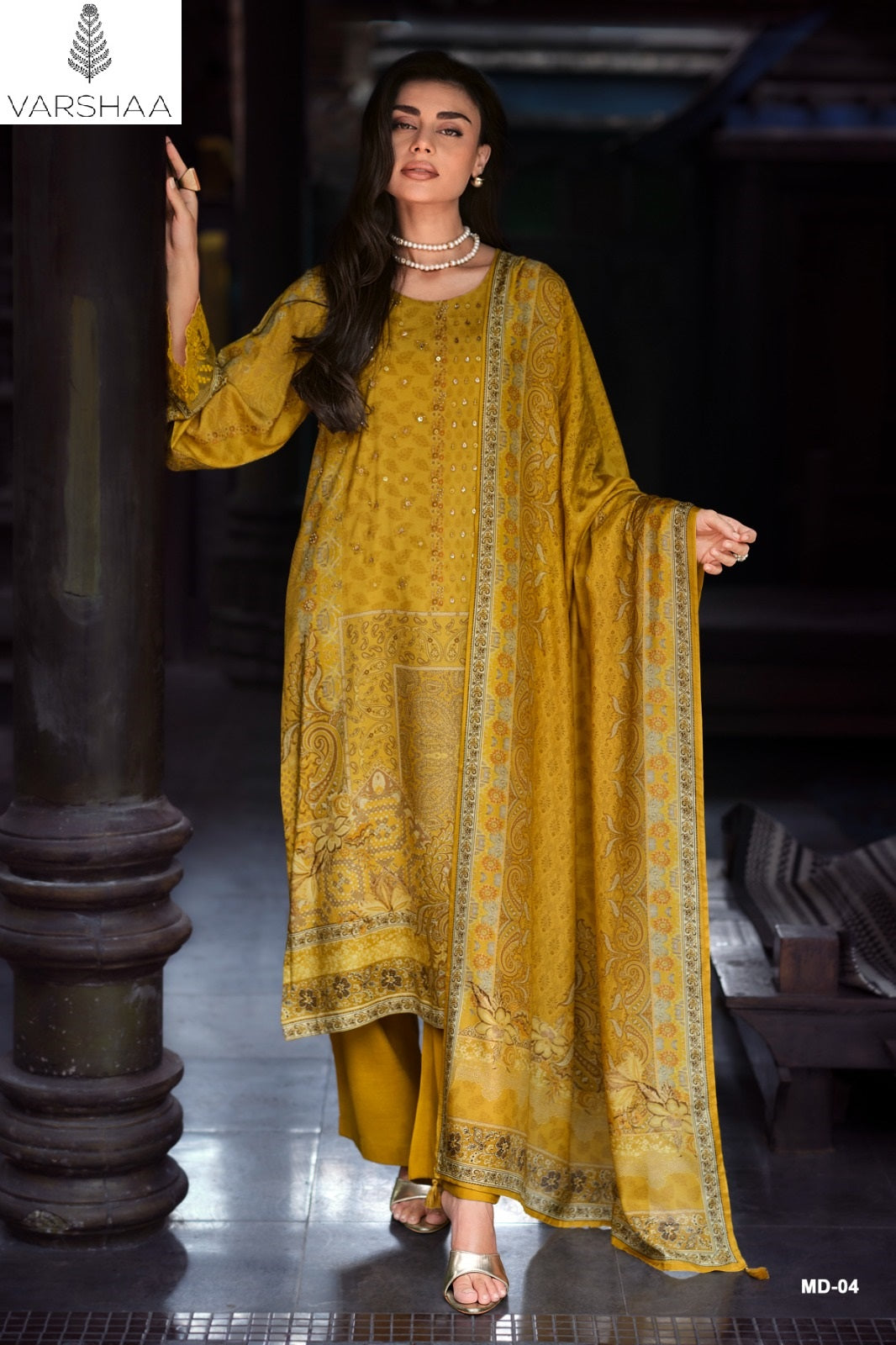 Mandara Varshaa Viscose Muslin Pant Style Suits Wholesale