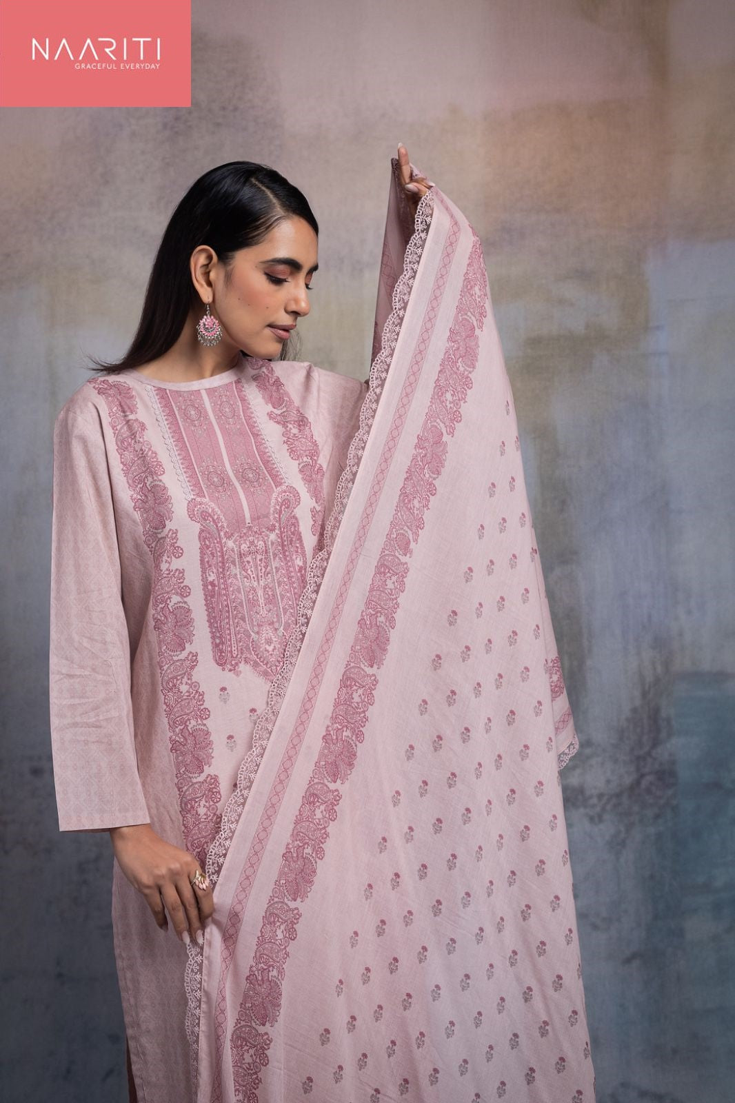 Mandari Naariti Cotton Lawn Pant Style Suits Wholesale