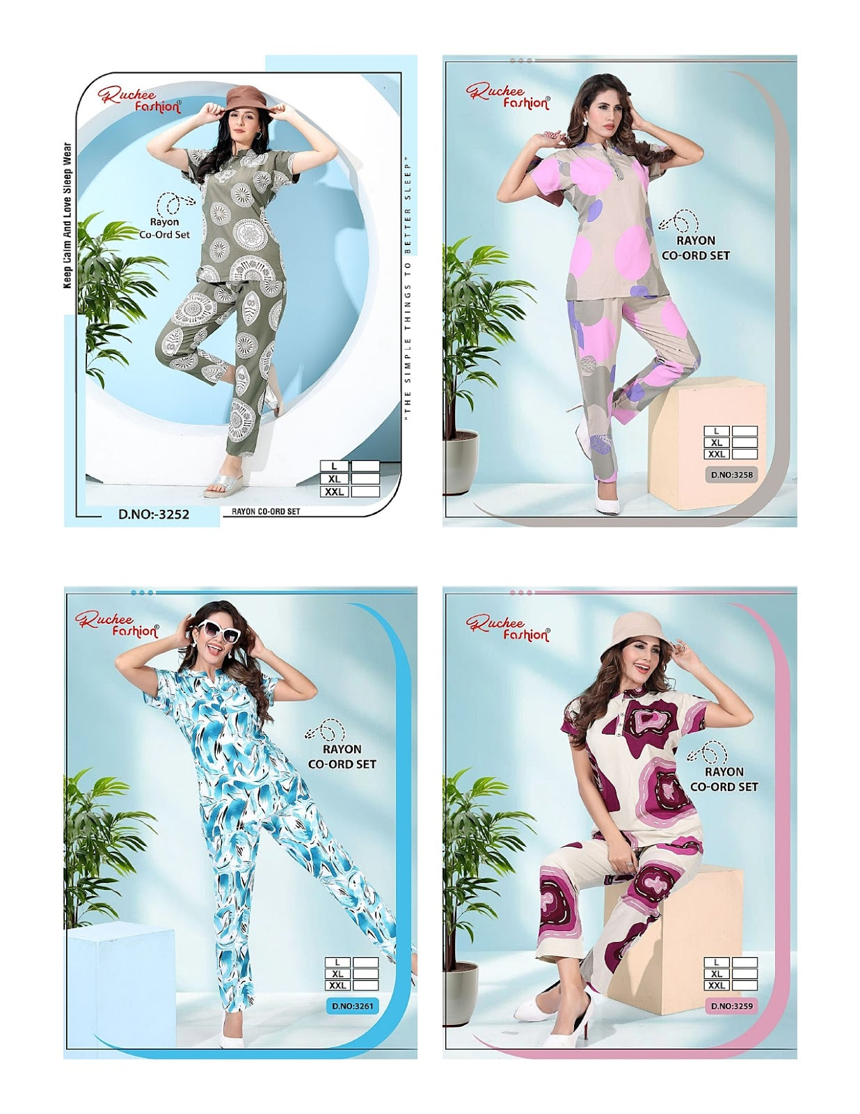 Mandarin Collar 020625 Ruchee Fashion Co Ord Set Supplier