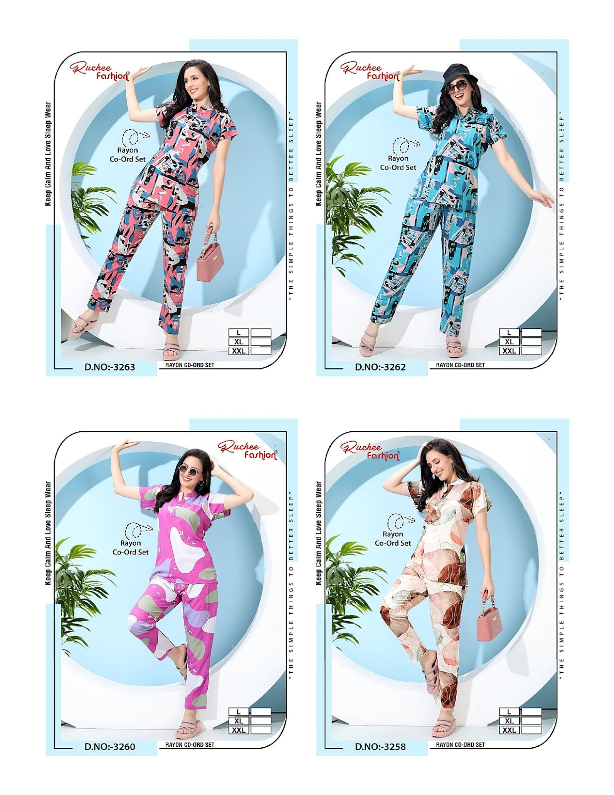 Mandarin Collar 020625 Ruchee Fashion Co Ord Set Supplier