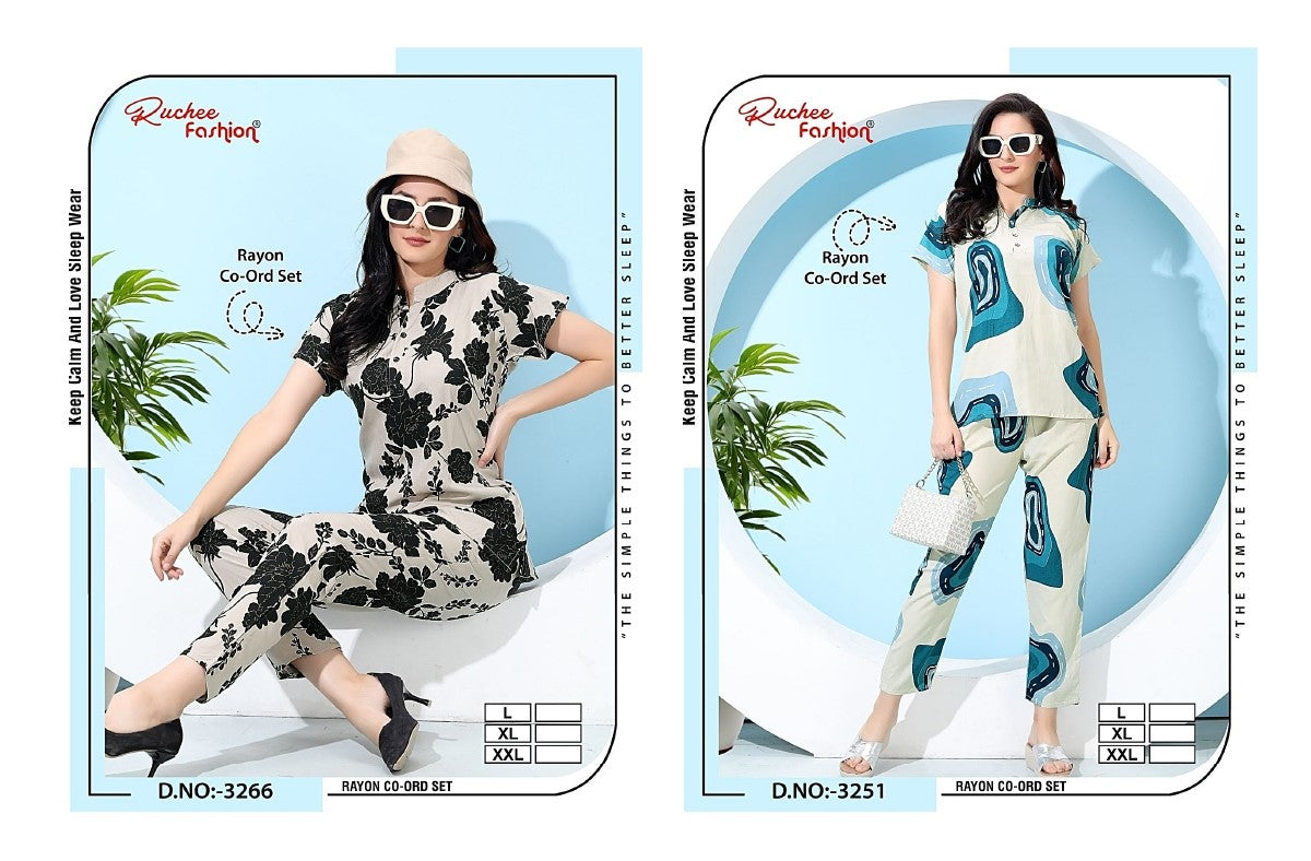 Mandarin Collar 020625 Ruchee Fashion Co Ord Set Supplier