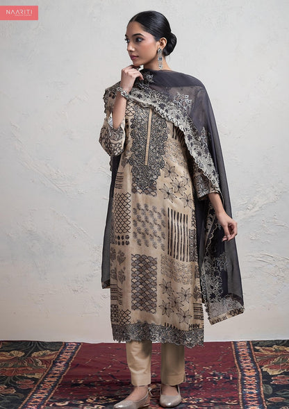 Mandeez Naariti Silk Pant Style Suits Exporter India